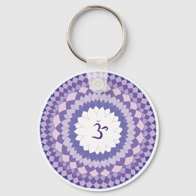 Chaveiro Sahasrara chakra mandala (Frente)
