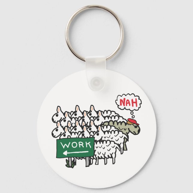 Chaveiro Saindo do Trabalho (Frente)