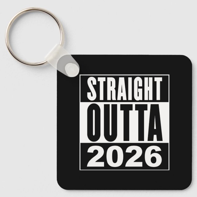 Chaveiro Saiu direto de 2026 (Frente)