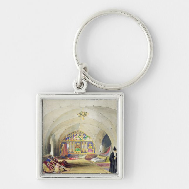 Chaveiro Sala em um convento arménio, em Jerusalem (cor (Frente)