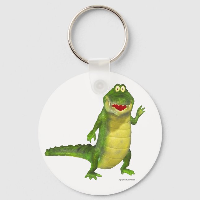 Chaveiro Salgado o Crocodilo Keyring (Frente)