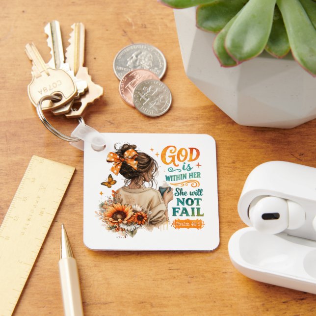 Chaveiro Salmo 46:5... (Mesa)