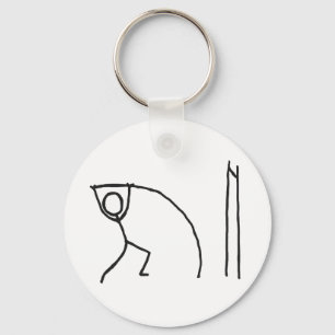 Chaveiro Saltador de Vara Stickman