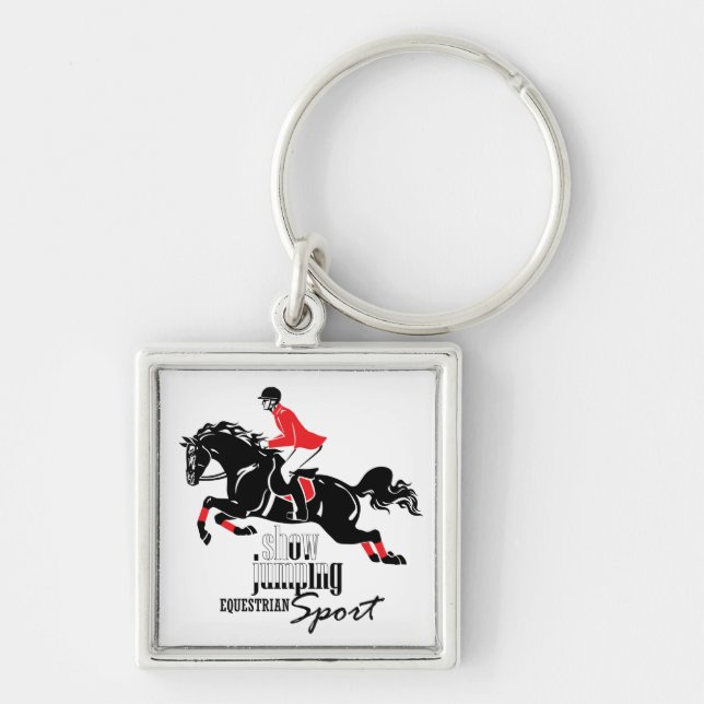Chaveiro salto do equestre (Frente)