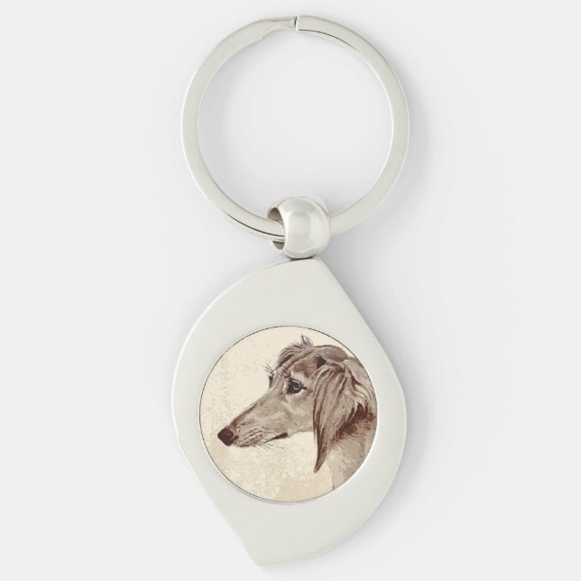 Chaveiro Saluki (Frente)