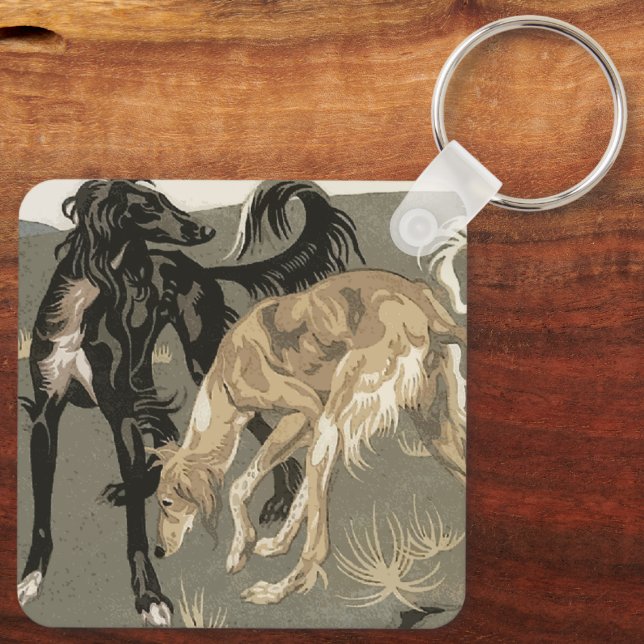 Chaveiro Saluki (Verso)