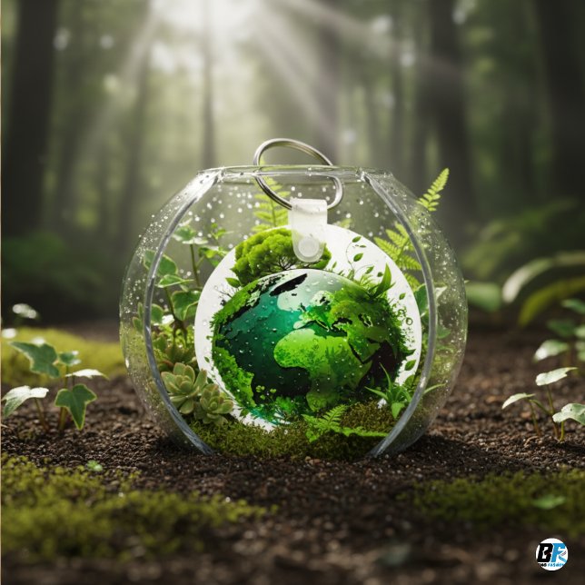 Chaveiro Salvar a Terra, Salvar a Natureza Pensada (Criador carregado)