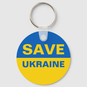 Chaveiro Salvar o pavilhão ucraniano da Ucrânia