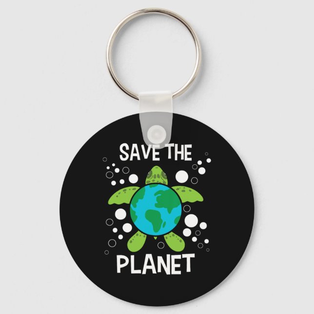 Chaveiro Salvar o planeta - Proteção Ambiental Terra D (Frente)