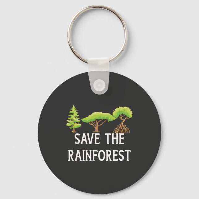 Chaveiro Salve A Floresta Tropical (Frente)