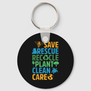 Chaveiro Salve Abelhas Salvando Animais Reciclar Plastict E