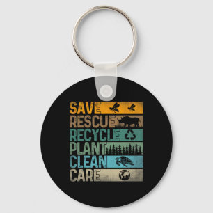 Chaveiro Salve Abelhas Salvando Animais Reciclares Plástico