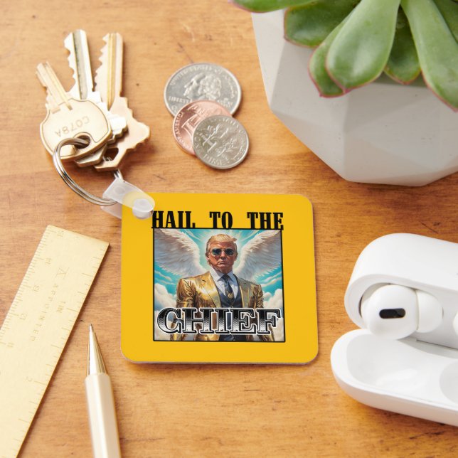 Chaveiro Salve ao chefe - Trump 2024 (Mesa)