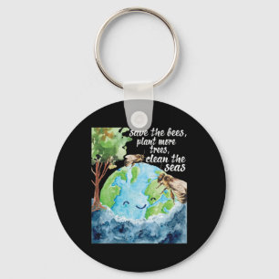 Chaveiro Salve As Abelhas - Proteção Ambiental Dia Da Terra