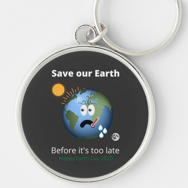 Chaveiro Salve nossa Terra (Frente)