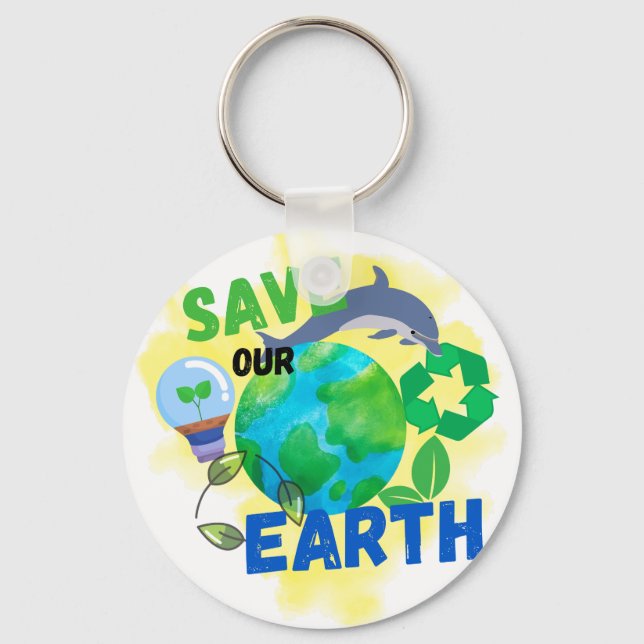 Chaveiro Salve nossa Terra (Frente)