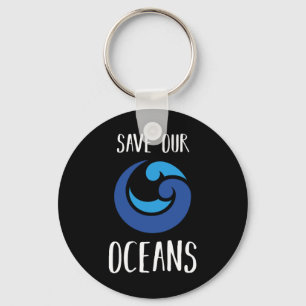 Chaveiro Salve nossos oceanos Dia da Terra Oceano Oceano Pr