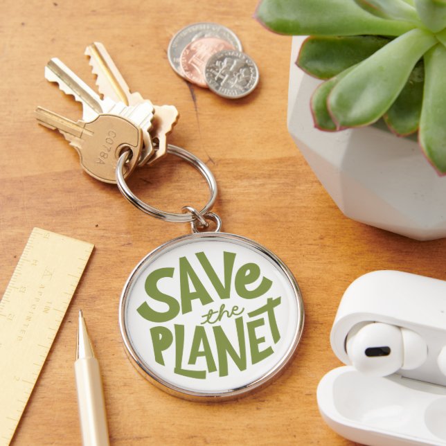Chaveiro Salve o Planeta Eco Design (Mesa)