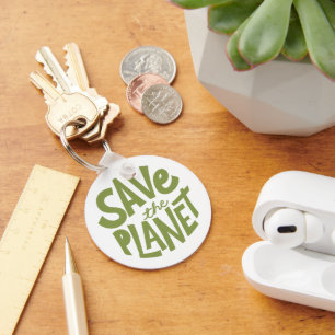 Chaveiro Salve o Planeta Eco Design