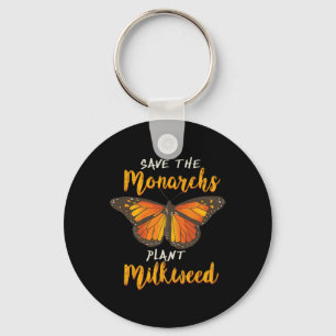 Chaveiro Salve Os Monarcas Plantam Mais Borboleta Milkweed