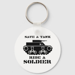 CHAVEIRO SALVE UM TANQUE. PEGUE UM SOLDADO.