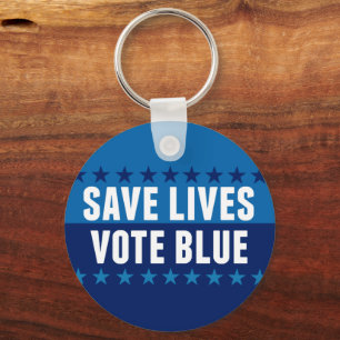Chaveiro Salve Vidas Vote Azul Eleição 2026