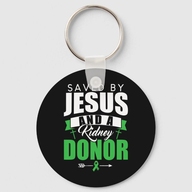 Chaveiro Salvo Por Jesus E Um Transplante De Orgão Doador D (Frente)