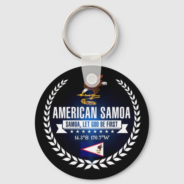 Chaveiro Samoa Americana (Frente)