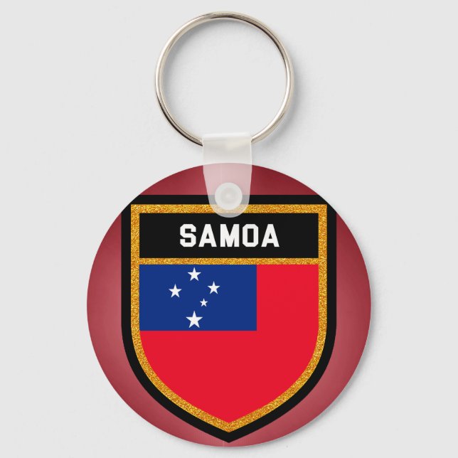 Chaveiro Samoa Flag (Frente)