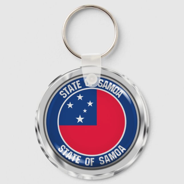 Chaveiro Samoa Round Emblem (Frente)