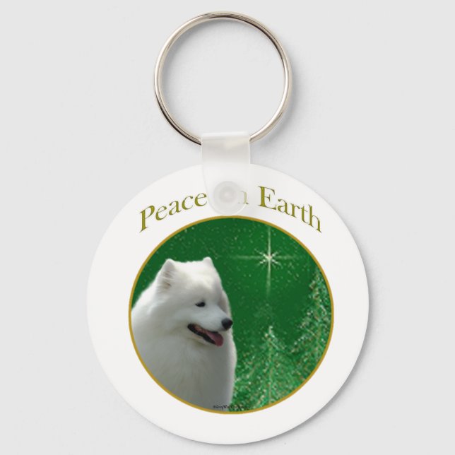 Chaveiro Samoyed Peace (Frente)