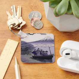 Chaveiro Samurai Keychain Mount Fuji Japanese Art