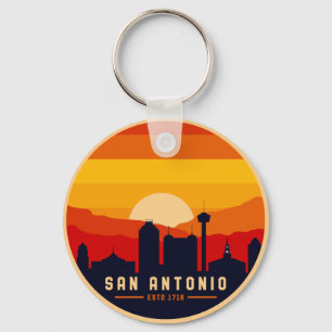 Chaveiro San Antonio Texas Skyline Cityscape Souvenir