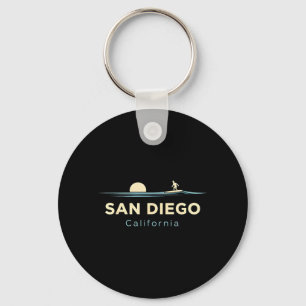 Chaveiro San Diego Califórnia Retro Surfboards Surf Verão