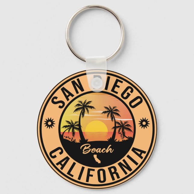 Chaveiro San Diego California Vacation Souvenirs (Frente)