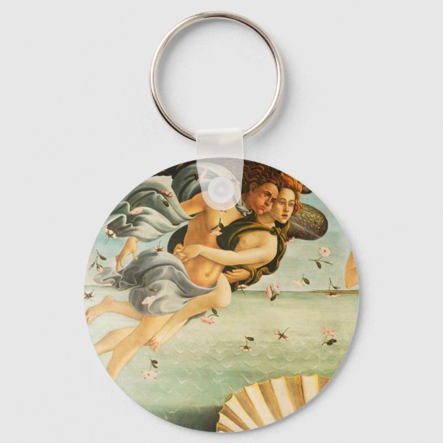 Chaveiro Sandro Botticelli O Nascimento de Vênus Zéfiro, Cl (Frente)