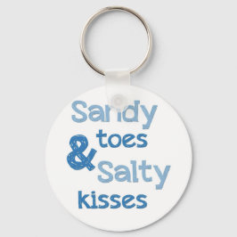 Chaveiro Sandy Toes Salty Kisses