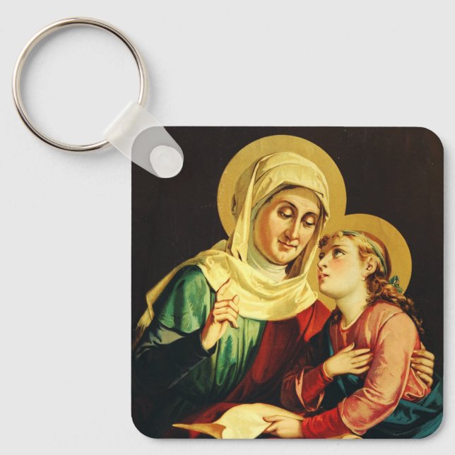 Chaveiro Santa Ana e Virgem Maria (Frente)