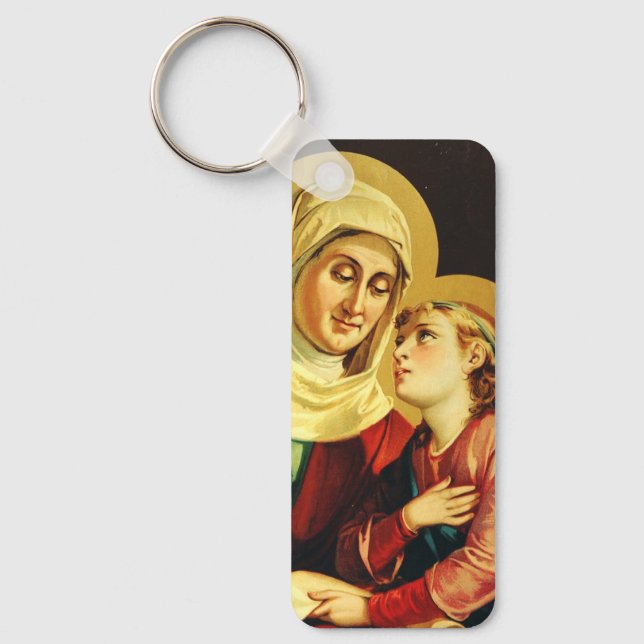 Chaveiro Santa Ana e Virgem Maria (Frente)