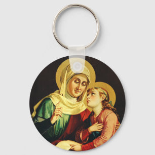 Chaveiro Santa Ana e Virgem Maria