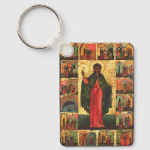 Chaveiro Santa Anastácia a Libertadora Arte Bizantina