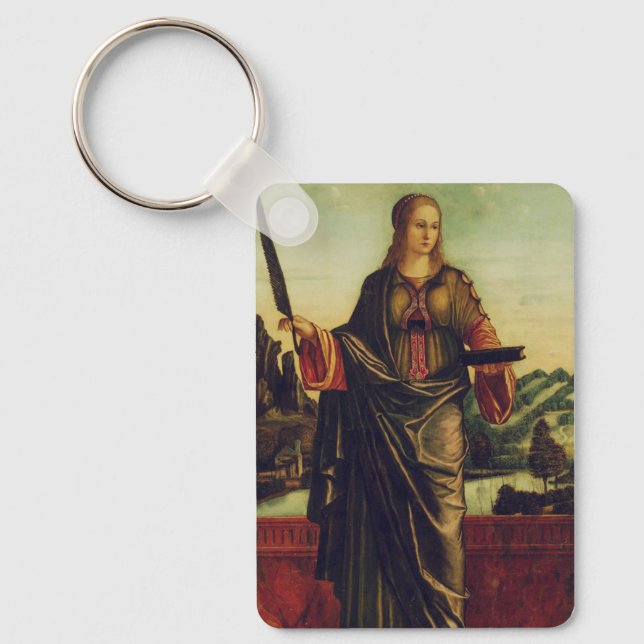 Chaveiro Santa Anastácia de Roma Arte Premium (Frente)