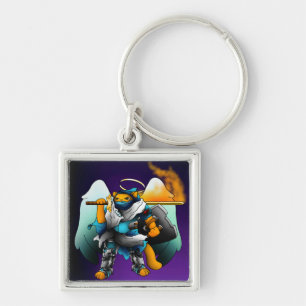 Chaveiro Santa Angel Knight Cat