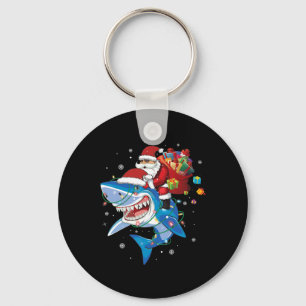 Chaveiro Santa Claus Andando De Tubarão Feliz Natal Xma