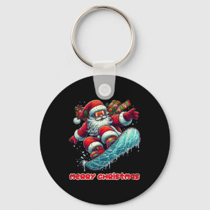 Chaveiro Santa Claus Snowboard Felry Natal Ho