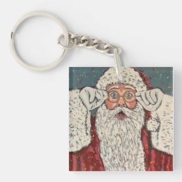Chaveiro Santa Claus Surprised