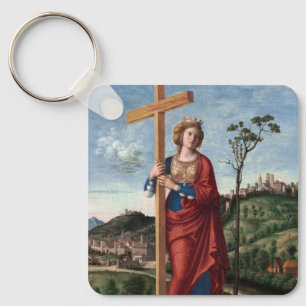 Chaveiro Santa Helena com a Vera Cruz Arte Sacra