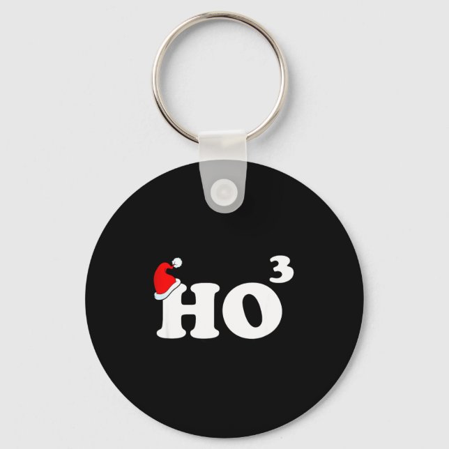 Chaveiro Santa Ho3 Ho Cubed Gift Women Men Teacher Funny Ch (Frente)