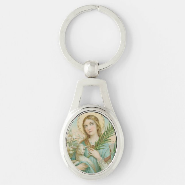 Chaveiro Santa Inês de Roma (MH 01) (Frente)