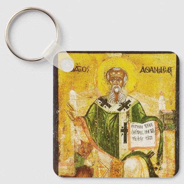 Chaveiro Santo Athanasius de Alexandria (Frente)